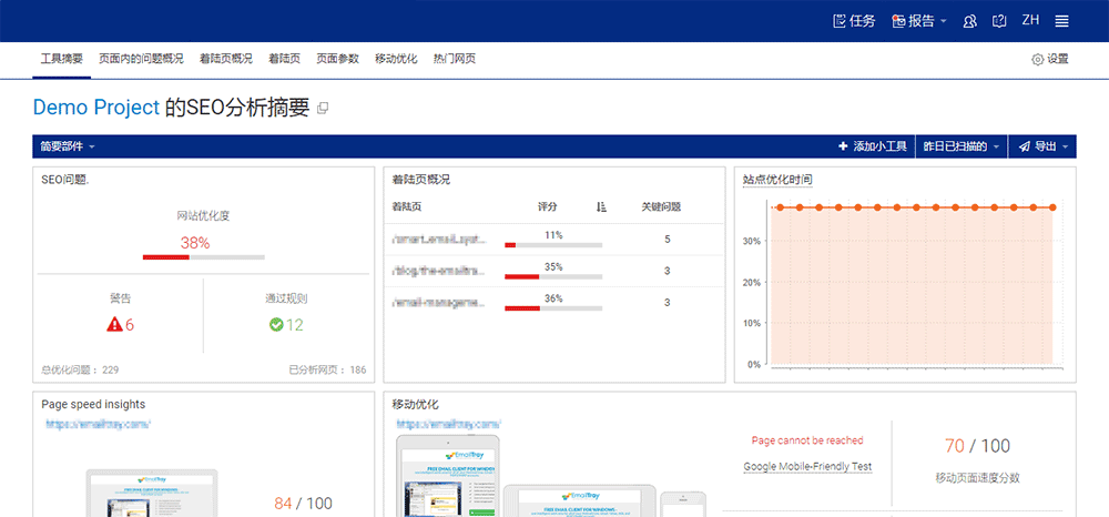 SEO站點分析報告